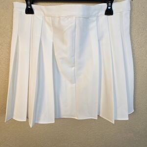 Giani Bini White Pleated Mini Skirt XXL NWT (5583)
